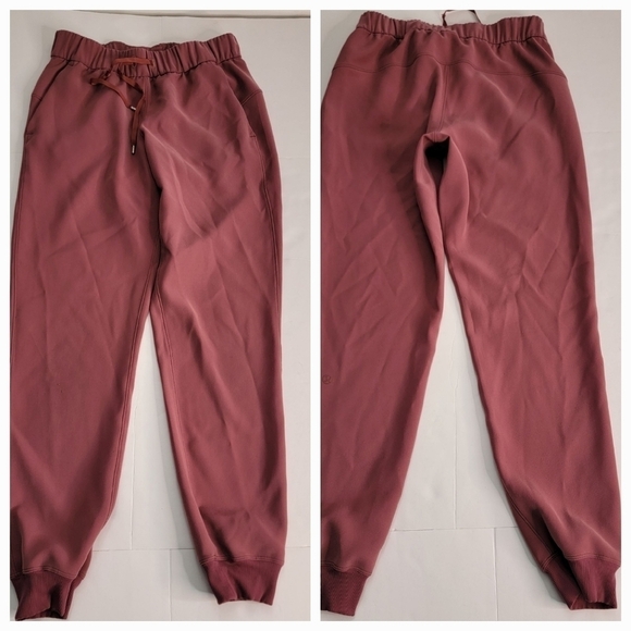 Lululemon Joggers 4 On The Fly Joggers High Rise Drawstring Misty Merot W5BZDS - Picture 1 of 11